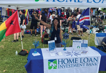 Photo of booth at Cape Verdean Festival